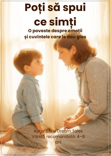 "Poți să spui ce simți'' – Volumul 3 O poveste despre emoții și cuvintele care le dau glas