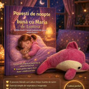 Pachet „Cadou de vis” – Poveste + delfin