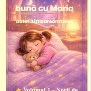 Povești de noapte bună cu Maria – Volumul 1 (Carte personalizată pentru copii)