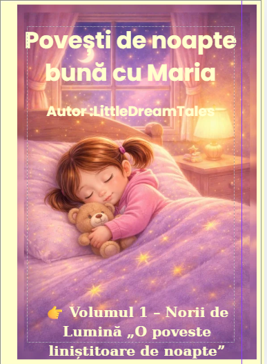 Povești de noapte bună cu Maria – Volumul 1 (Carte personalizată pentru copii)
