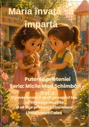Maria și Primii Prieteni Seria: Micile Mari Schimbări – Vol. 3 Maria învață să împartă - imagine 3