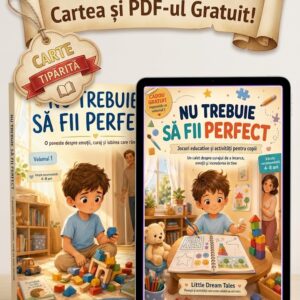 „Nu trebuie să fii perfect – Vol.1Poveste pentru băieți despre emoții și încredere
