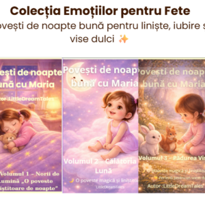 Colecția Emoțiilor pentru fete – Noapte bună cu Maria (Vol. 1 + 2 + 3) - imagine 1