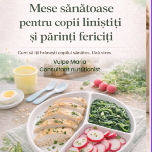 „Mese sănătoase pentru copii liniștiți și părinți fericiți – Ghid practic (PDF)”
