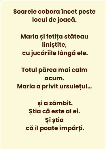 Maria și Primii Prieteni Seria: Micile Mari Schimbări – Vol. 3 Maria învață să împartă - imagine 10