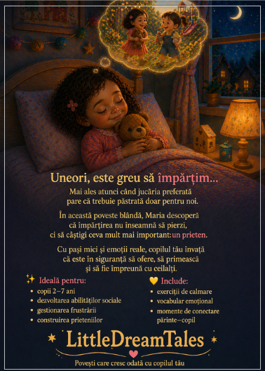 Maria și Primii Prieteni Seria: Micile Mari Schimbări – Vol. 3 Maria învață să împartă - imagine 2