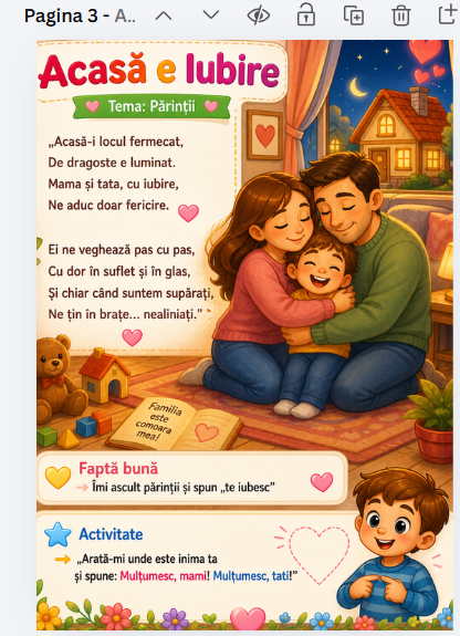 Poezii vesele despre Familie, inima mea – Carte educativă pentru copii - imagine 2