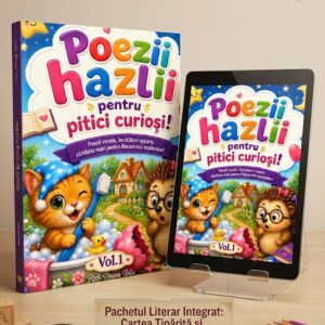 Poezii hazlii pentru pitici curioși – Volumul 1 + Caiet de activități PDF gratuit