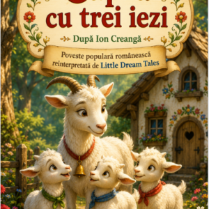 Capra cu trei iezi – Carte ilustrată pentru copii