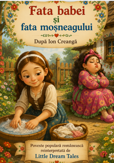 Fata babei și fata moșneagului – Carte ilustrată pentru copii