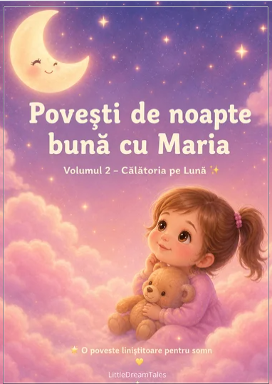 Povești de noapte bună cu Maria 🌙Volumul 2 – Călătoria pe Lună