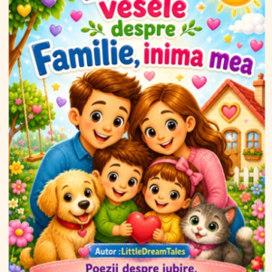 Poezii vesele despre Familie, inima mea – Carte educativă pentru copii