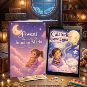 Povești de noapte bună cu Maria 🌙Volumul 2 – Călătoria pe Lună