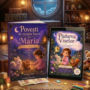 Povești de noapte bună cu Maria – Volumul 3: Pădurea Viselor 🌙✨