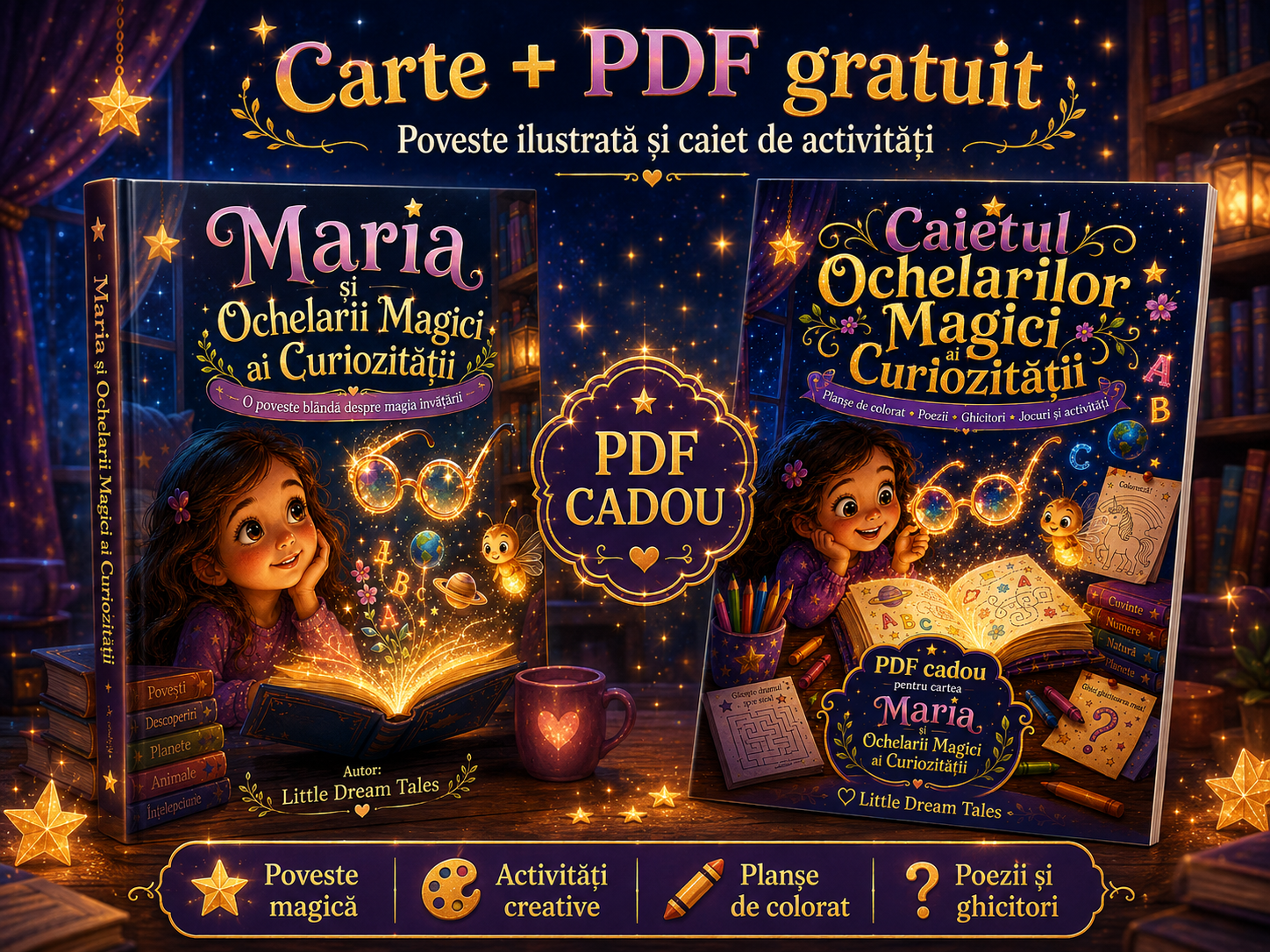 Maria și Ochelarii Magici ai Curiozității