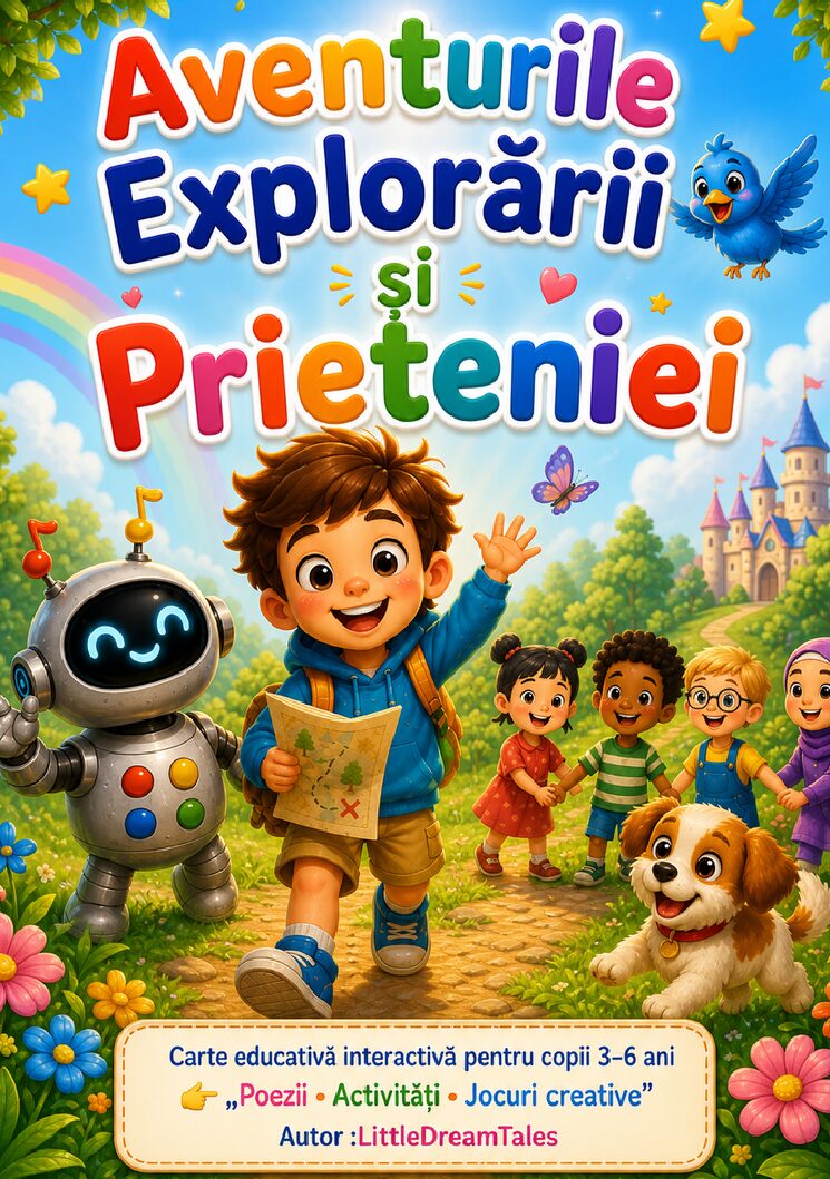 Aventurile Explorării și Prieteniei ✨🌈
