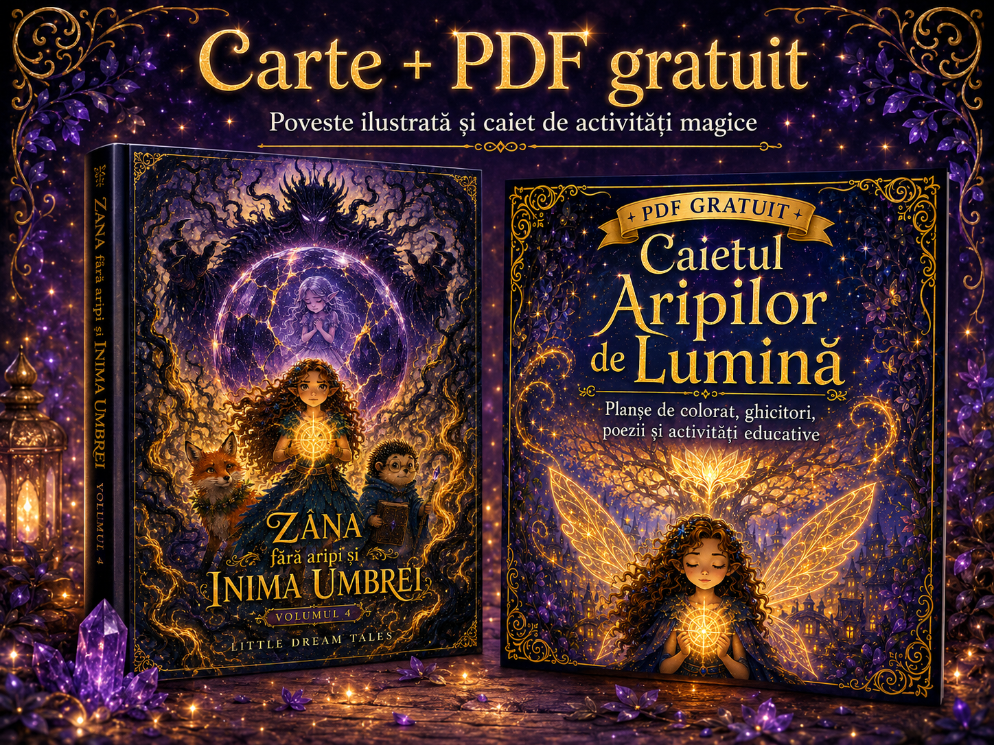 Zâna fără aripi și Inima Umbrei – Volumul 4 din seria Little Dream Tales