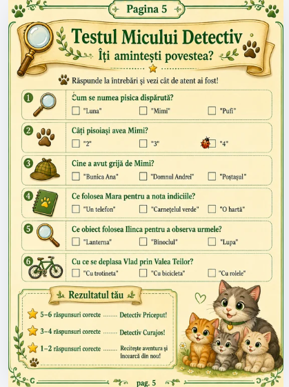 Detectivii de buzunar – Volumul 1 Misterul pisicii dispărute - imagine 4