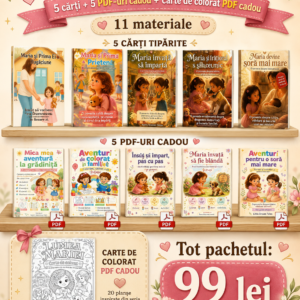 Colecția completă „Micile Mari Schimbări” – 5 cărți + 5 PDF-uri gratuite si carte colorat