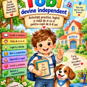 Activități autonomie copii 6-8 ani – Tobi devine independent