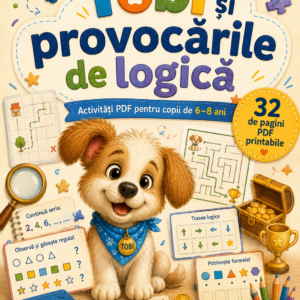 Jocuri de logică copii 6-8 ani – Tobi și provocările de logică