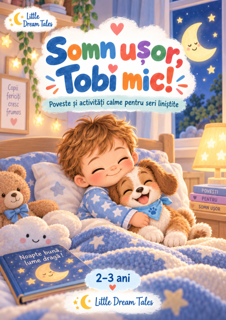 Rutina de somn copii 2-3 ani – Somn ușor, Tobi mic!