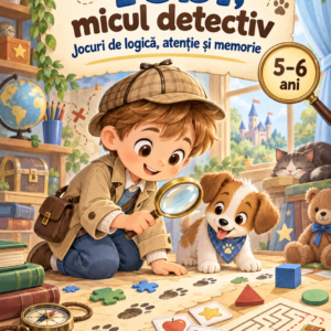 Jocuri de logică copii 5-6 ani – Tobi, micul detectiv