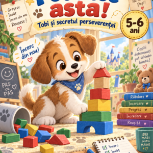 Perseverență copii 5-6 ani – Pot face asta! Tobi și secretul perseverenței