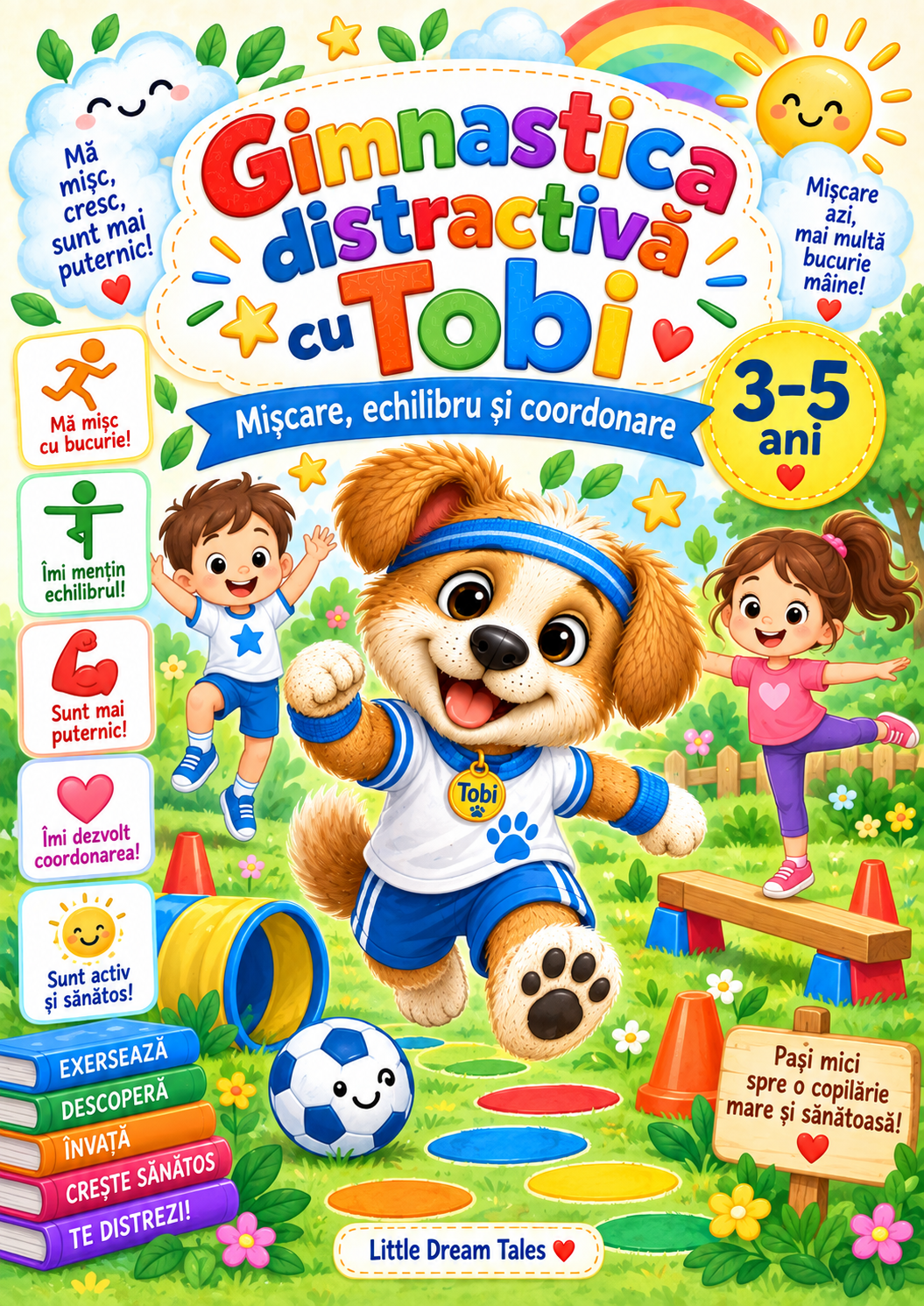 Fise PDF cu Tobi continand exercitii si jocuri de miscare pentru copii.