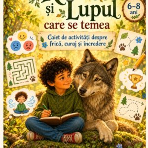 Activități despre frică și curaj pentru copii 6–8 ani – Radu și lupul care se temea
