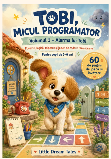 Programare copii 5-6 ani – Tobi, Micul Programator