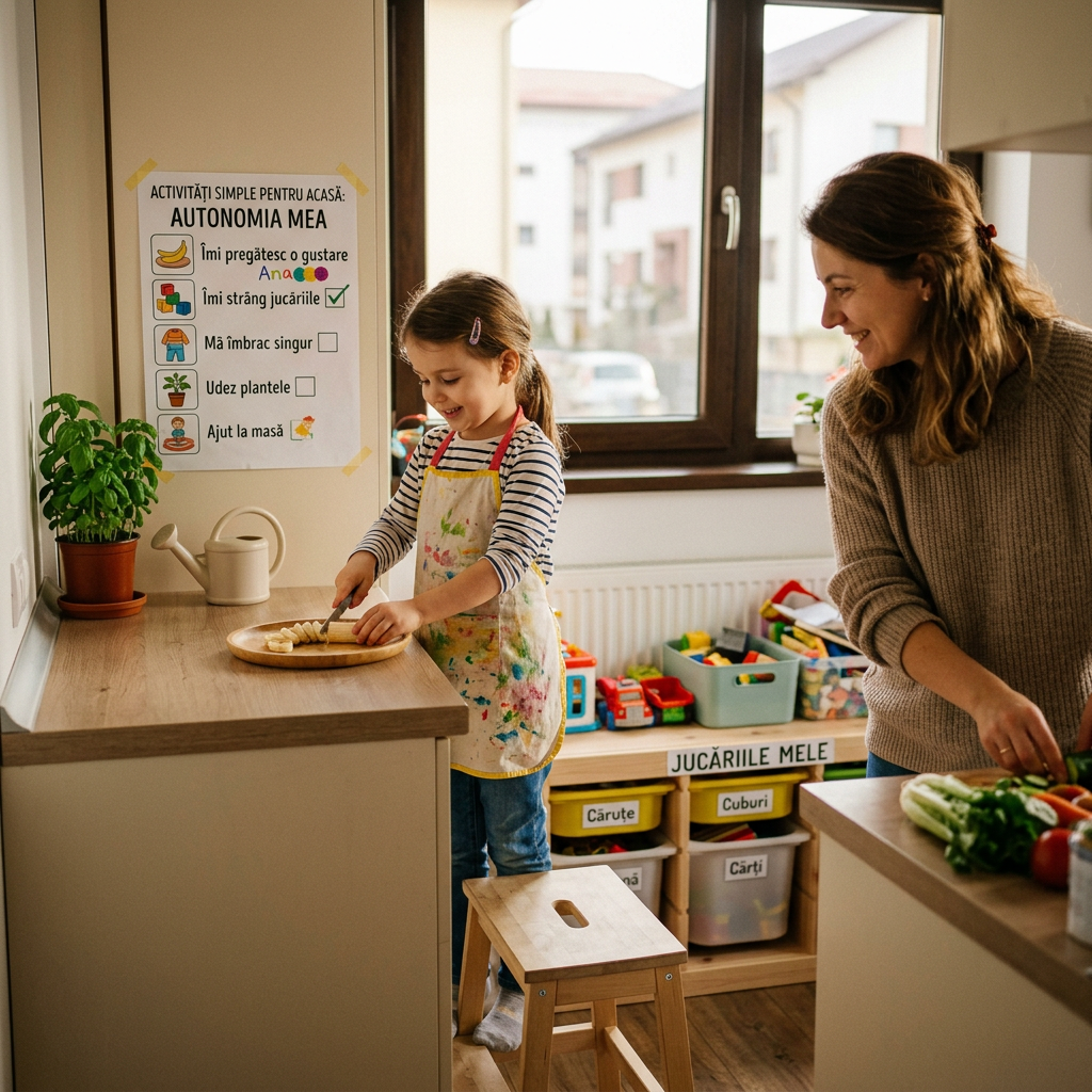 Autonomia copilului – activități simple pentru acasă