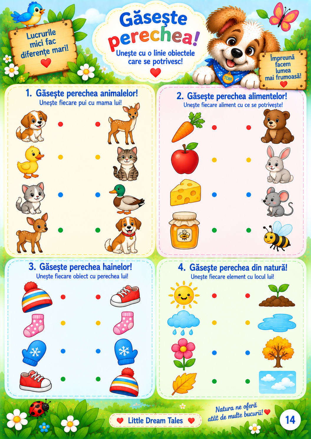Tobi descoperă lumea – Primele activități PDF pentru copii de 2–3 ani - imagine 5