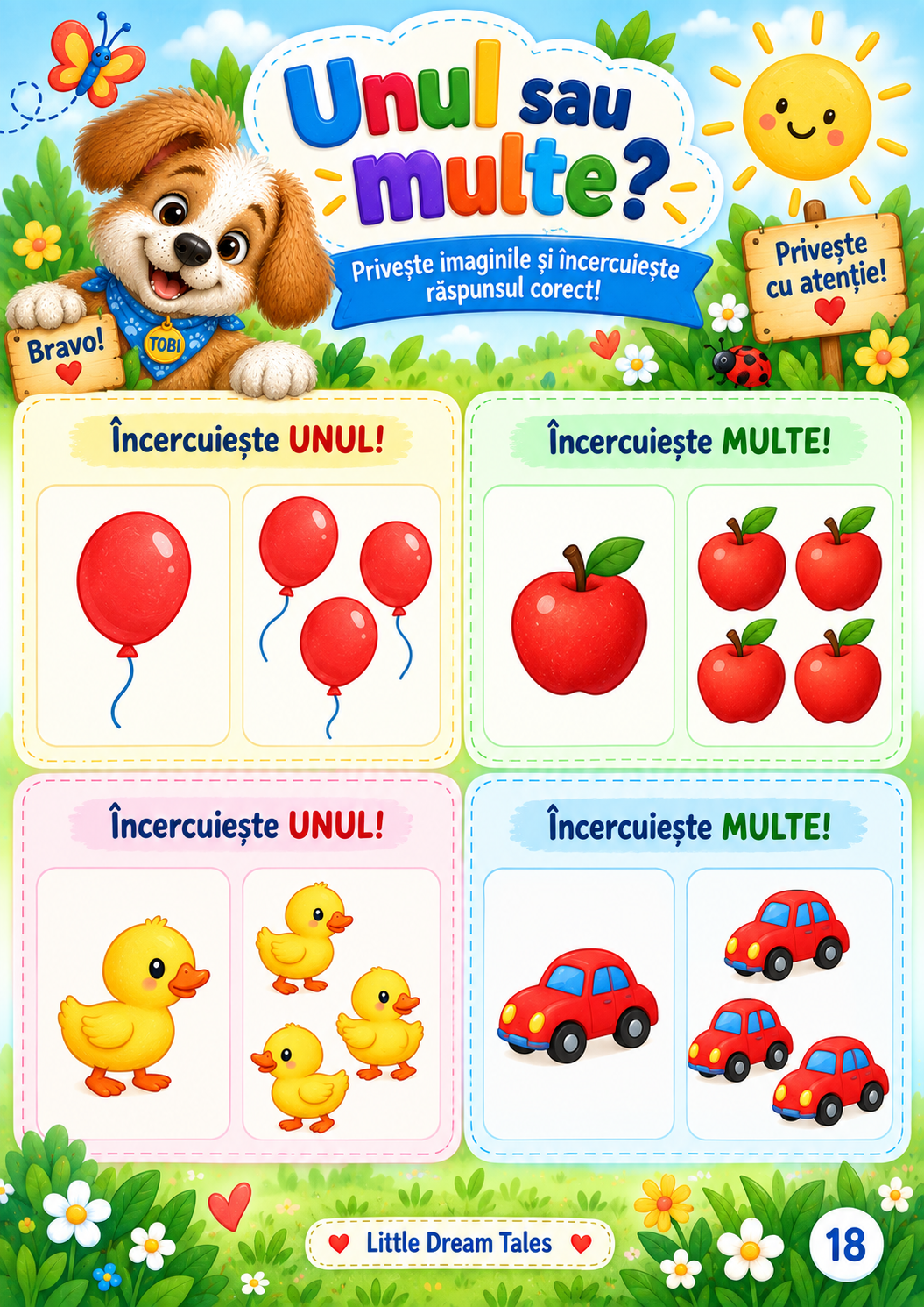Tobi descoperă lumea – Primele activități PDF pentru copii de 2–3 ani - imagine 6