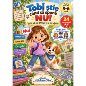 Caiet educativ siguranta copii - Tobi stie cand sa spuna NU