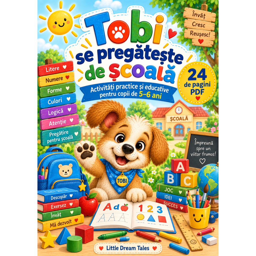 Pachet 6 PDF-uri cu Tobi – Activități educative pentru copii 5–6 ani - imagine 6